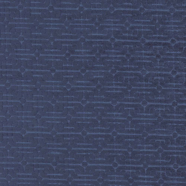 Carole Fabric Antechamber Navy Wintermint 100% Polyester India 40,000 Wyzenbeek Double Rubs Horizontal: 1.125 and Vertical: 1.125 55 - My Fabric Connection -