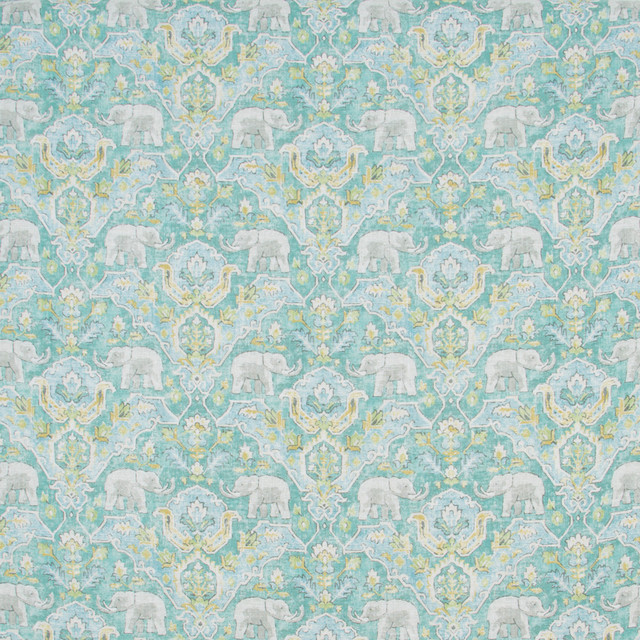 Carole Fabric Elephant Parade Caribe Jungle Safari 55% Linen, 45% Viscose-Soil Release S Korea Passes 27,000 Double Rubs Wyzenbeek Horizontal: 13.5 and Vertical: 13.5 54 - My Fabric Connection -
