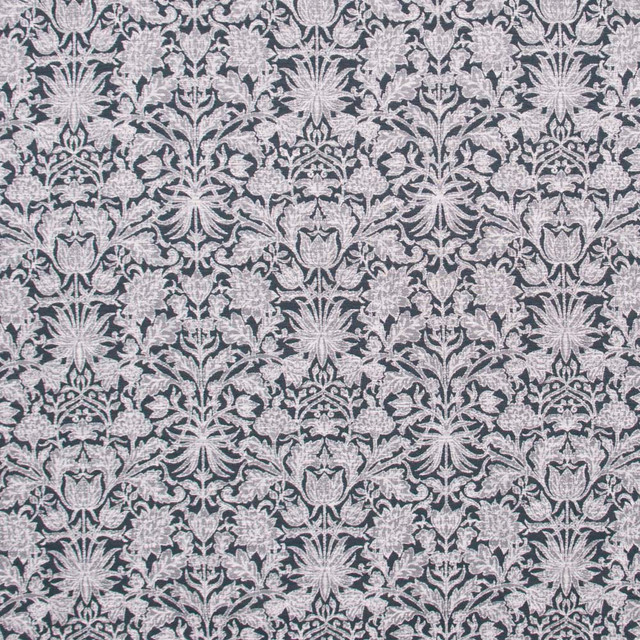 Carole Fabric Kimmeridge Indigo Red Sea 46% Viscose, 30% Cotton, 24% Polyester Turkey N/A Horizontal: 14 and Vertical: 13.375 57 - My Fabric Connection -