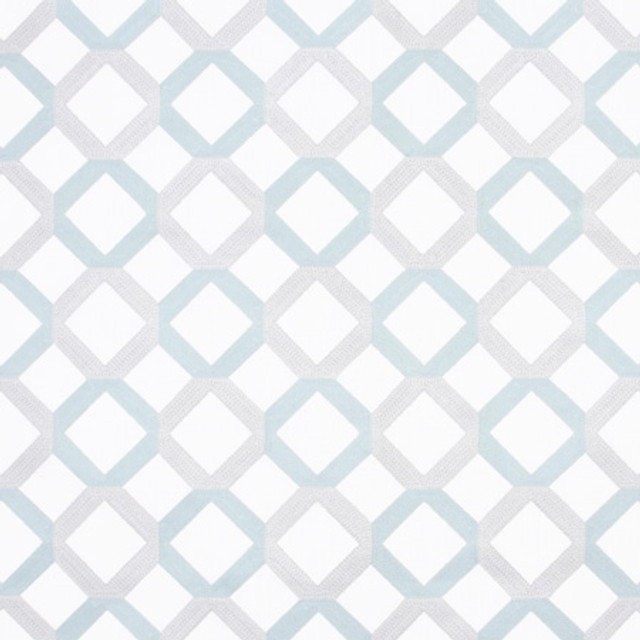 Carole Fabric Love & Fate Mineral Spearmint 73% Cotton, 27% Polyester India Passes 15,000 Double Rubs Wyzenbeek Horizontal: 9" D and Vertical: 9 5/8" V 54" - My Fabric Connection -