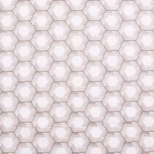 Carole Fabric Still Love Me Linen Modern Edge 82% Polyester, 11% Cotton, 7% Linen India N/A Horizontal: 5.25 and Vertical: 3.25 53.5 - My Fabric Connection -