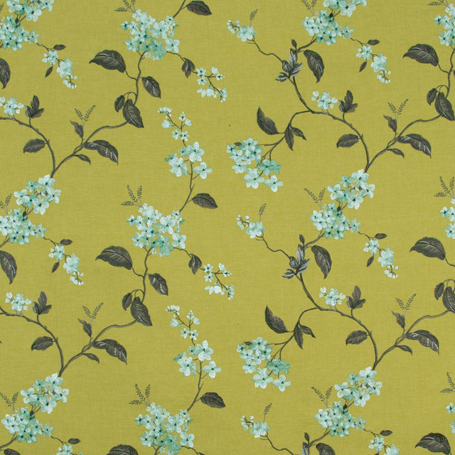 Carole Fabric Sweet Sixteen Lime Vibrance 50% Polyester, 50% Cotton India N/A Horizontal: 25125 and Vertical: 15375 51 - My Fabric Connection -