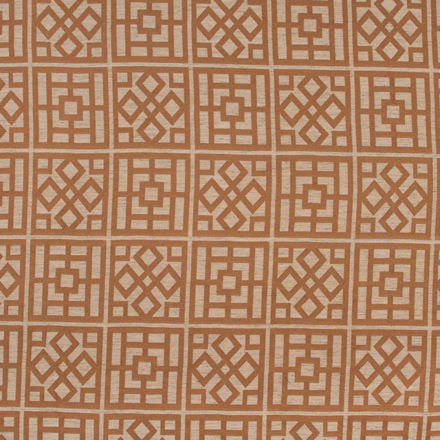 Carole Fabric Take Action Copper Desert Wanderer 53% Rayon, 40% Polyester, 7% Flax USA Passes 40,000 Double Rubs Wyzenbeek Horizontal: 135 and Vertical: 14375 54 - My Fabric Connection -