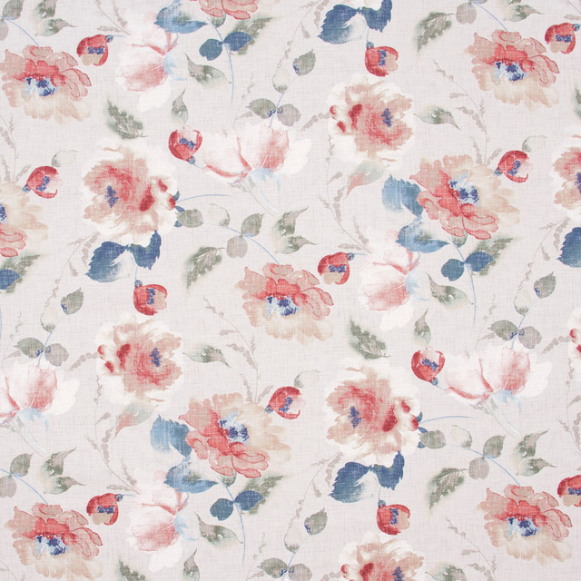 Carole Fabric This Is Now Antique Rose Azalea 100% Cotton S Korea Passes 15,000 Double Rubs Wyzenbeek Horizontal: 27 and Vertical: 26.5 54 - My Fabric Connection -