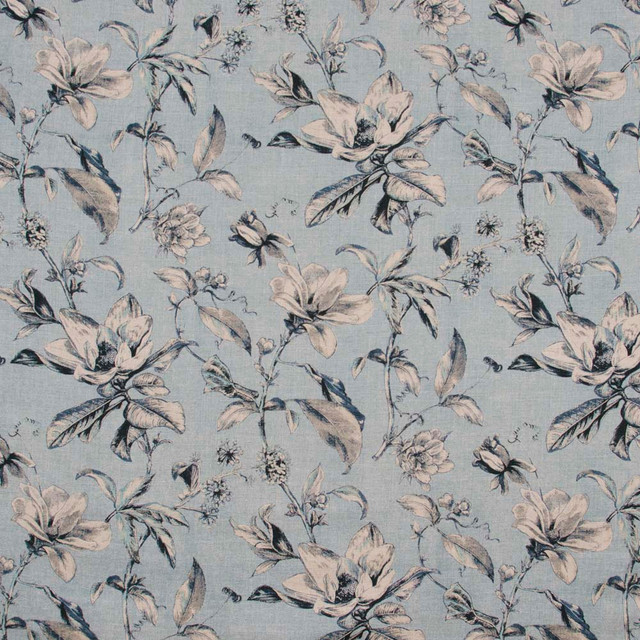 Carole Fabric Together Forever Ink Red Sea 55% Linen, 45% Rayon China 21,000 Wyzenbeek Double Rubs Horizontal: 13.5 and Vertical: 25.25 54 - My Fabric Connection -