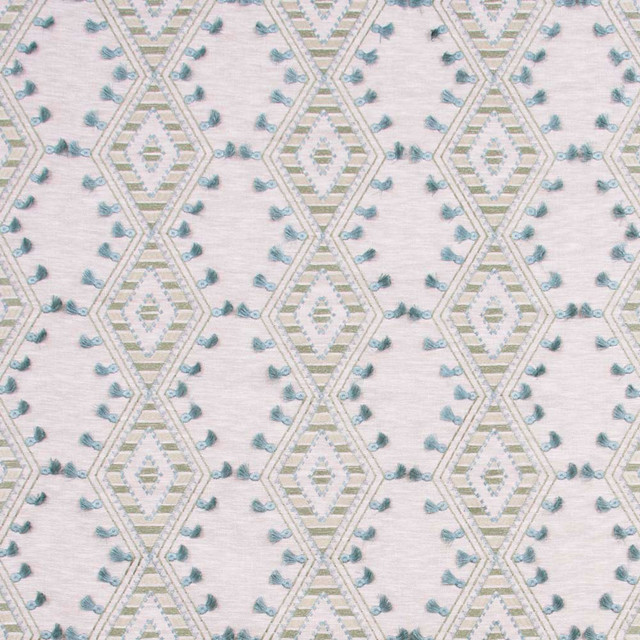 Carole Fabric World Travels Greenery Pink Jade 71% Polyester, 29% Cotton India 25,000 Wyzenbeek Double Rubs Horizontal: 6.5 and Vertical: 6.25 52 - My Fabric Connection -