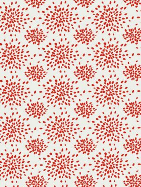 Scalamandre Wallpaper Fireworks Red On White WHNP1020000R ALBERT HADLEY U.S.A. Horizontal: 6.75" and Vertical: 9" 27 - My Fabric Connection - Scalamandre Wallpaper Fireworks Red On White WHNP1020000R ALBERT HADLEY U.S.A. Horizontal: 6.75" and Vertical: 9" 27 - My Fabric Connection -