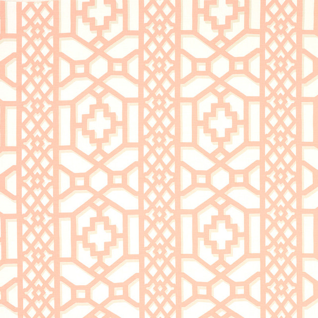 Schumacher Fabric Zanzibar Trellis Coral 175747 HAPPY TOGETHER II LINEN 55% COTTON 45% UNITED KINGDOM </p><p>Repeat: Horizontal: 13 1/2" (34CM) and Vertical: 12 1/2" (32CM) 54 - My Fabric Connection - Schumacher Fabric Zanzibar Trellis Coral 175747 HAPPY TOGETHER II LINEN 55% COTTON 45% UNITED KINGDOM </p><p>Repeat: Horizontal: 13 1/2" (34CM) and Vertical: 12 1/2" (32CM) 54 - My Fabric Connection -