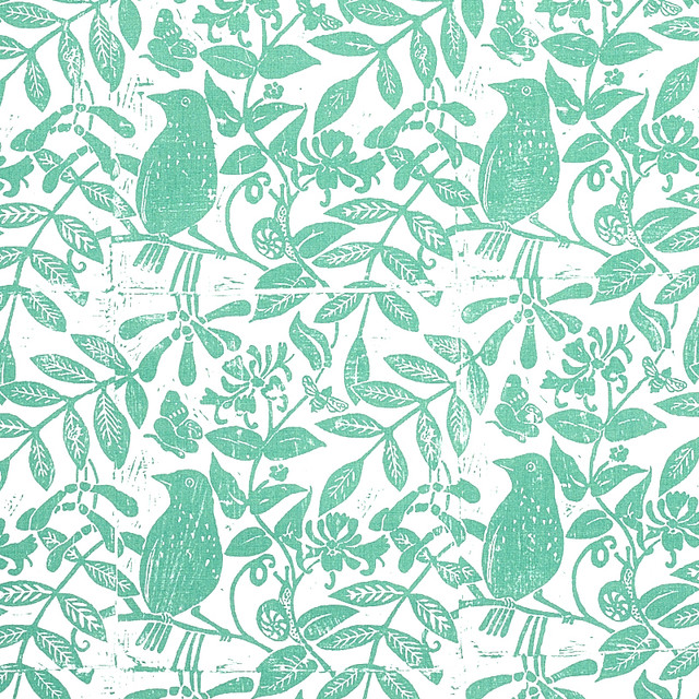 Schumacher Fabric Bird & Bee Sea Glass 179211 MOLLY MAHON PRINTS LINEN 60% COTTON 30% THAILAND MARTINDALE 20000 </p><p>Repeat: Horizontal: 54" (137CM) and Vertical: 40 1/4" (102CM) 54 - My Fabric Connection -