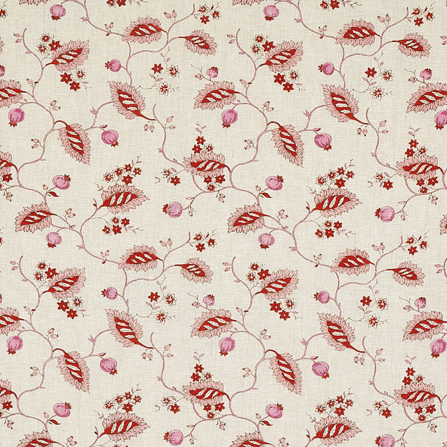 Schumacher Fabric Maryam Vine Pink & Red 179450 JACARANDA LINEN 100% UNITED KINGDOM </p><p>Repeat: Horizontal: 10 3/4" (27CM) and Vertical: 11 5/8" (30CM) 54 - My Fabric Connection - Schumacher Fabric Maryam Vine Pink & Red 179450 JACARANDA LINEN 100% UNITED KINGDOM </p><p>Repeat: Horizontal: 10 3/4" (27CM) and Vertical: 11 5/8" (30CM) 54 - My Fabric Connection -
