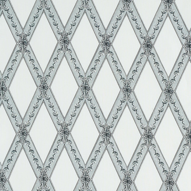 Schumacher Fabric Les Losanges Toile Carbon 179461 LASERSOHN TOILE COLLECTION LINEN 100% UNITED KINGDOM </p><p>Repeat: Horizontal: 4 1/2" (11CM) and Vertical: 10 1/4" (26CM) 54 - My Fabric Connection - Schumacher Fabric Les Losanges Toile Carbon 179461 LASERSOHN TOILE COLLECTION LINEN 100% UNITED KINGDOM </p><p>Repeat: Horizontal: 4 1/2" (11CM) and Vertical: 10 1/4" (26CM) 54 - My Fabric Connection -