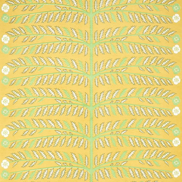 Schumacher Fabric Thistle Mustard 179532 Neisha Crosland 53.0" - My Fabric Connection - Schumacher Fabric Thistle Mustard 179532 Neisha Crosland 53.0" - My Fabric Connection -