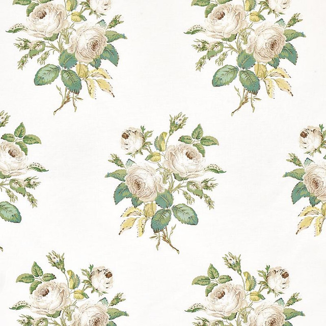 Schumacher Fabric Loudon Rose Ivory 179630 Schumacher Classics 13.5" - My Fabric Connection -