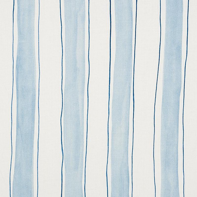Schumacher Fabric Tracing Stripes Sky 179700 Porter Teleo 48.5" - My Fabric Connection - Schumacher Fabric Tracing Stripes Sky 179700 Porter Teleo 48.5" - My Fabric Connection -