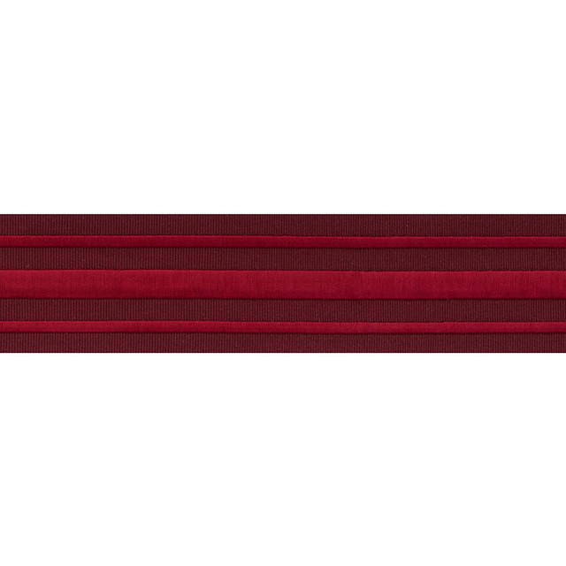 Schumacher Trim Military Stripe Tape Red On Burgundy 70781 MILES REDD PASSEMENTERIE COTTON 78% RAYON 22% INDIA </p><p>Repeat: Horizontal: and Vertical: 2 - My Fabric Connection -
