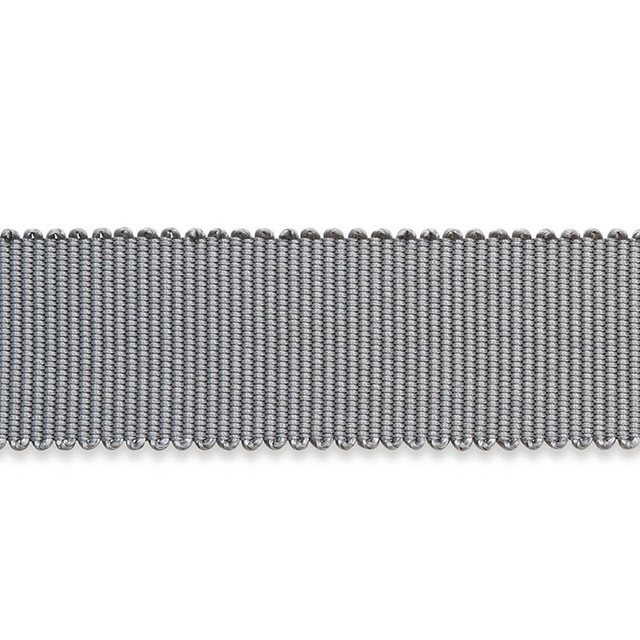 Schumacher Trim Pierre Silk Gimp Medium Grey 74673 PERFECT BASICS: TRIMS & TASSELS SILK 100% CHINA </p><p>Repeat: Horizontal: and Vertical: 0.75 - My Fabric Connection -