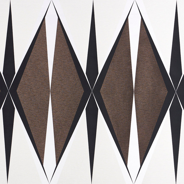 Schumacher Fabric Elvetico Brown 78240 MISTERIOSO POLYESTER 68% COTTON 32% ITALY </p><p>Repeat: Horizontal: 14 3/4" (37CM) and Vertical: 34 1/2" (88CM) 58 - My Fabric Connection -