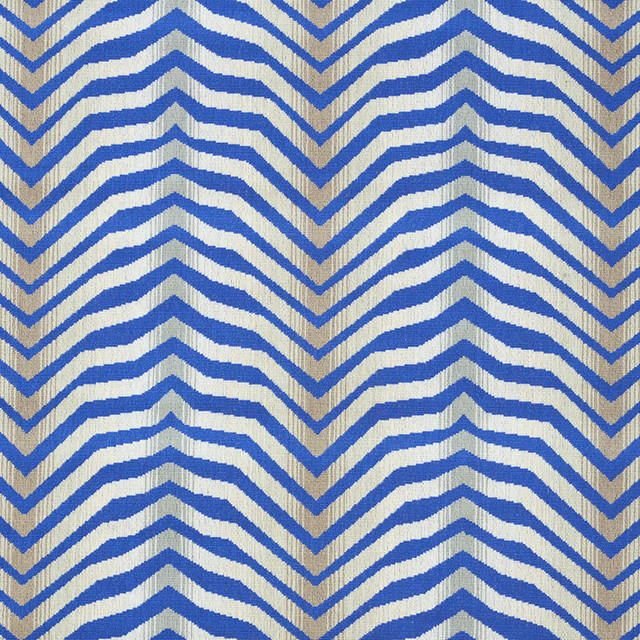Schumacher Fabric Arcure Epingle Cobalt 79520 ESPALIER BY NEISHA CROSLAND COTTON 90% POLYESTER 10% BELGIUM </p><p>Repeat: Horizontal: 13 3/8" (34CM) and Vertical: 13 3/8" (34CM) 53.5 - My Fabric Connection -