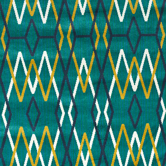 Schumacher Fabric Kyoto Trellis Emerald 79531 ESPALIER BY NEISHA CROSLAND VISCOUS 80% COTTON 10% BELGIUM </p><p>Repeat: Horizontal: 20" (51CM) and Vertical: 13 3/8" (34CM) 53.5 - My Fabric Connection -