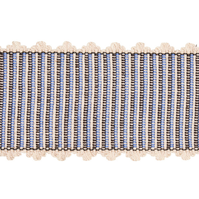 Schumacher Trim Obi Tape Bluebell 79720 ESPALIER BY NEISHA CROSLAND UNITED KINGDOM </p><p>Repeat: Horizontal: and Vertical: 2.25 - My Fabric Connection -