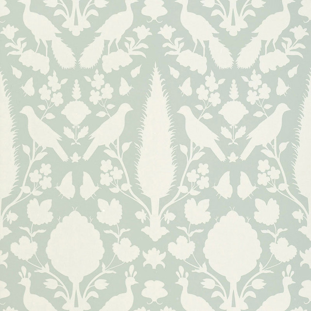 Schumacher Wallpaper Chenonceau Aquamarine 5004122 PRINT HAPPY Paper 0 UNITED STATES OF AMERICA </p><p>Repeat: Horizontal: 13 1/2" (34CM) and Vertical: 25 1/4" (64CM) 27 - My Fabric Connection -