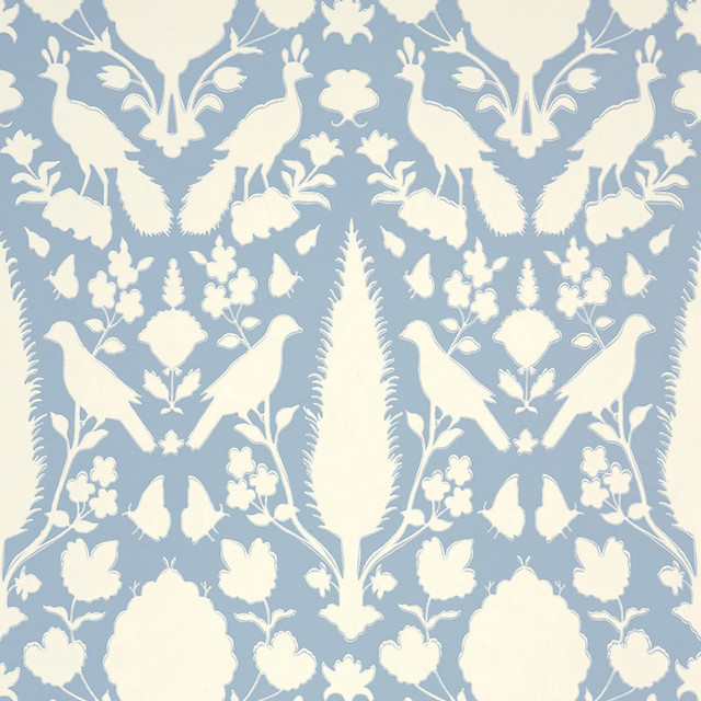 Schumacher Wallpaper Chenonceau Sky 5004127 PRINT HAPPY Paper 0 UNITED STATES OF AMERICA </p><p>Repeat: Horizontal: 13 1/2" (34CM) and Vertical: 25 1/4" (64CM) 27 - My Fabric Connection - Schumacher Wallpaper Chenonceau Sky 5004127 PRINT HAPPY Paper 0 UNITED STATES OF AMERICA </p><p>Repeat: Horizontal: 13 1/2" (34CM) and Vertical: 25 1/4" (64CM) 27 - My Fabric Connection -