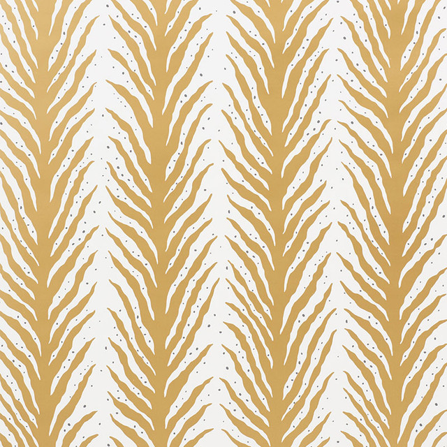 Schumacher Wallpaper Creeping Fern Gold 5009453 MISTERIOSO Paper 0 UNITED STATES OF AMERICA </p><p>Repeat: Horizontal: 27" (69CM) and Vertical: 25 3/8" (64CM) 27 - My Fabric Connection -