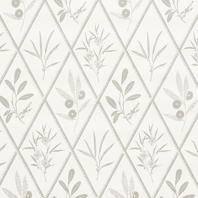Schumacher Wallpaper Endimione Grey 5009372 CHARLAP HYMAN & HERRERO Paper 0 UNITED STATES OF AMERICA </p><p>Repeat: Horizontal: 13 1/2" (34CM) and Vertical: 25 1/4" (64CM) 27 - My Fabric Connection -