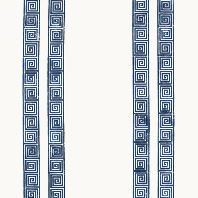Schumacher Wallpaper Greek Key Stripe Navy 5005361 JAIPUR / HAND BLOCK PRINTS Paper 0 INDIA </p><p>Repeat: Horizontal: 13.5 " (34CM) and Vertical: 7 1/2" (19CM) 27 - My Fabric Connection - Schumacher Wallpaper Greek Key Stripe Navy 5005361 JAIPUR / HAND BLOCK PRINTS Paper 0 INDIA </p><p>Repeat: Horizontal: 13.5 " (34CM) and Vertical: 7 1/2" (19CM) 27 - My Fabric Connection -