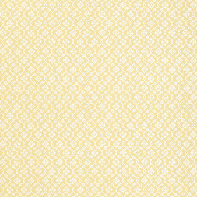 Schumacher Wallpaper Harbury Trellis Buttercup 5004144 SIMPLY CHARMING Paper 0 UNITED STATES OF AMERICA </p><p>Repeat: Horizontal: 13 1/2" (34CM) and Vertical: 12 5/8" (32CM) 27 - My Fabric Connection -