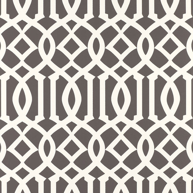 Schumacher Wallpaper Imperial Trellis Charcoal 5003361 PRINT HAPPY Paper 0 UNITED STATES OF AMERICA </p><p>Repeat: Horizontal: 6 3/4" (17CM) and Vertical: 12 5/8" (32CM) 27 - My Fabric Connection - Schumacher Wallpaper Imperial Trellis Charcoal 5003361 PRINT HAPPY Paper 0 UNITED STATES OF AMERICA </p><p>Repeat: Horizontal: 6 3/4" (17CM) and Vertical: 12 5/8" (32CM) 27 - My Fabric Connection -