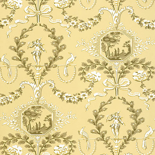 Schumacher Wallpaper Jester Arabesque Sunlight 5004112 PERENNIAL FAVORITES Paper 0 UNITED STATES OF AMERICA </p><p>Repeat: Horizontal: 13 1/2" (34CM) and Vertical: 25 1/4" (64CM) 27 - My Fabric Connection - Schumacher Wallpaper Jester Arabesque Sunlight 5004112 PERENNIAL FAVORITES Paper 0 UNITED STATES OF AMERICA </p><p>Repeat: Horizontal: 13 1/2" (34CM) and Vertical: 25 1/4" (64CM) 27 - My Fabric Connection -