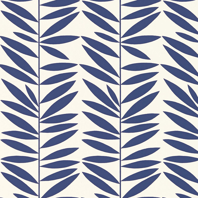 Schumacher Wallpaper Leaf Stripe Marine 5007512 DRAWN FROM NATURE Paper 0 UNITED STATES OF AMERICA </p><p>Repeat: Horizontal: 6 3/4" (17CM) and Vertical: 13 1/2" (34CM) 27 - My Fabric Connection - Schumacher Wallpaper Leaf Stripe Marine 5007512 DRAWN FROM NATURE Paper 0 UNITED STATES OF AMERICA </p><p>Repeat: Horizontal: 6 3/4" (17CM) and Vertical: 13 1/2" (34CM) 27 - My Fabric Connection -
