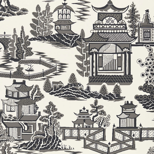Schumacher Wallpaper Nanjing Smoke 5006913 PRINT HAPPY Paper 0 UNITED STATES OF AMERICA </p><p>Repeat: Horizontal: 27" (69CM) and Vertical: 25 1/4" (64CM) 27 - My Fabric Connection - Schumacher Wallpaper Nanjing Smoke 5006913 PRINT HAPPY Paper 0 UNITED STATES OF AMERICA </p><p>Repeat: Horizontal: 27" (69CM) and Vertical: 25 1/4" (64CM) 27 - My Fabric Connection -