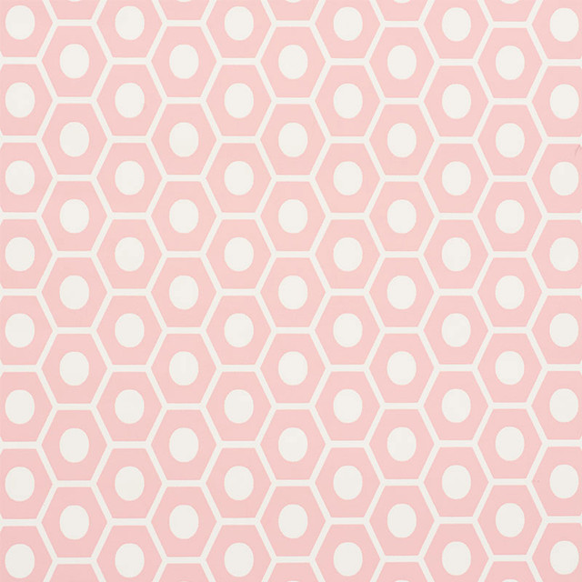 Schumacher Wallpaper Queen B Pink 5009570 STUDIO BON Paper 0 UNITED STATES OF AMERICA </p><p>Repeat: Horizontal: 1 1/8" (3CM) and Vertical: 7/8" (2CM) 27.125 - My Fabric Connection - Schumacher Wallpaper Queen B Pink 5009570 STUDIO BON Paper 0 UNITED STATES OF AMERICA </p><p>Repeat: Horizontal: 1 1/8" (3CM) and Vertical: 7/8" (2CM) 27.125 - My Fabric Connection -