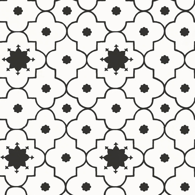 Schumacher Wallpaper Taj Trellis Noir 5006623 MARTYN LAWRENCE BULLARD Paper 0 UNITED STATES OF AMERICA </p><p>Repeat: Horizontal: 13 1/2" (34CM) and Vertical: 13 1/2" (34CM) 27 - My Fabric Connection -