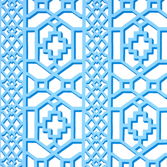 Schumacher Wallpaper Zanzibar Trellis Blue 5006947 HAPPY TOGETHER II Paper 0 PAKISTAN </p><p>Repeat: Horizontal: 27" (69CM) and Vertical: 25 1/4" (64CM) 27 - My Fabric Connection - Schumacher Wallpaper Zanzibar Trellis Blue 5006947 HAPPY TOGETHER II Paper 0 PAKISTAN </p><p>Repeat: Horizontal: 27" (69CM) and Vertical: 25 1/4" (64CM) 27 - My Fabric Connection -