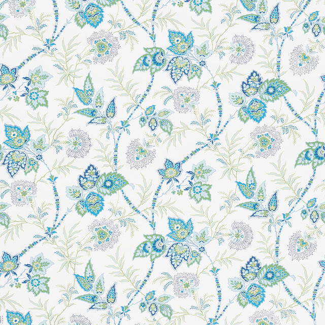 Schumacher Wallpaper Emperor'S Vine Peacock 5009290 OTTOMAN CHIC Paper 0 UNITED STATES OF AMERICA </p><p>Repeat: Horizontal: 13 1/2" (34CM) and Vertical: 15 1/2" (39CM) 27 - My Fabric Connection -