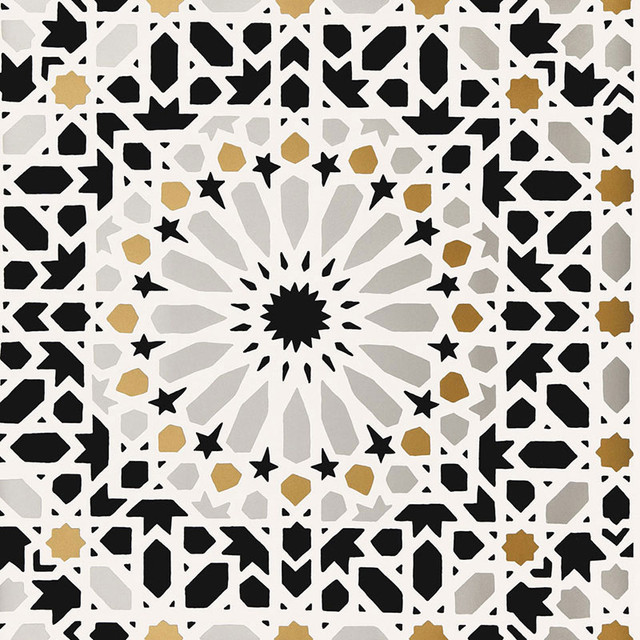 Schumacher Wallpaper Nasrid Palace Mosaic Mica 5005961 BYZANTIUM Paper 0 INDIA </p><p>Repeat: Horizontal: 20 1/2" (52CM) and Vertical: 20 1/2" (52CM) 20.5 - My Fabric Connection - Schumacher Wallpaper Nasrid Palace Mosaic Mica 5005961 BYZANTIUM Paper 0 INDIA </p><p>Repeat: Horizontal: 20 1/2" (52CM) and Vertical: 20 1/2" (52CM) 20.5 - My Fabric Connection -