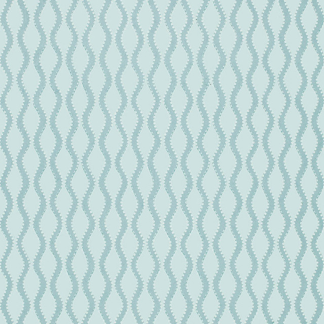 Schumacher Wallpaper Ribbon Wave Aqua 5005162 SIMPLY CHARMING Paper 0 UNITED KINGDOM </p><p>Repeat: Horizontal: 2" (5CM) and Vertical: 2 1/2" (6CM) 20.5 - My Fabric Connection - Schumacher Wallpaper Ribbon Wave Aqua 5005162 SIMPLY CHARMING Paper 0 UNITED KINGDOM </p><p>Repeat: Horizontal: 2" (5CM) and Vertical: 2 1/2" (6CM) 20.5 - My Fabric Connection -