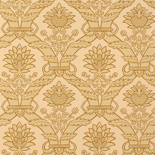 Schumacher Wallpaper Siena Damask Natural 5003650 PALAZZO DAMASKS Paper 0 UNITED KINGDOM </p><p>Repeat: Horizontal: 10 1/4" (26CM) and Vertical: 10" (25CM) 20.5 - My Fabric Connection -