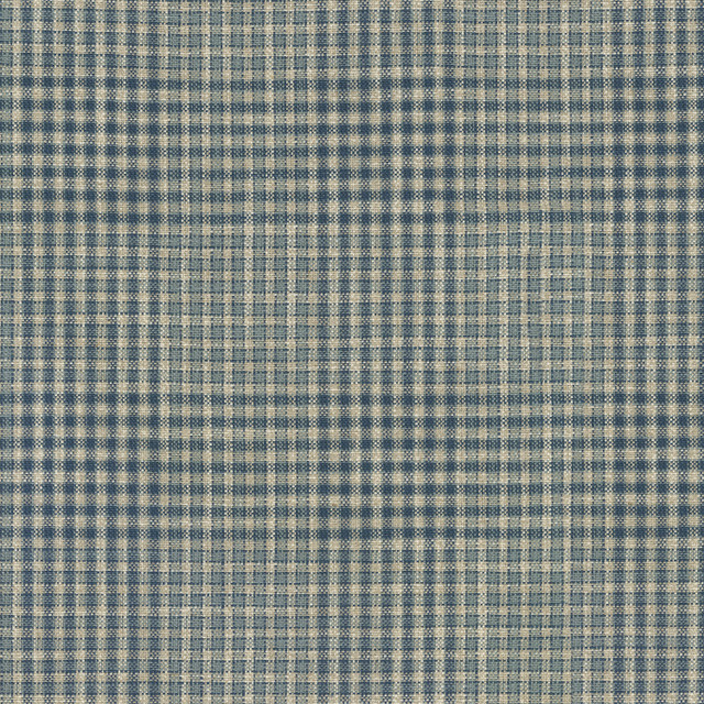 PKL Studio Fabric Byron Plaid Atlantic 410200 - 7%Polyester 78%Cotton 15%Linen INDIA 51000 Horizontal: 5.4 and Vertical: 4.8 54 - My Fabric Connection -