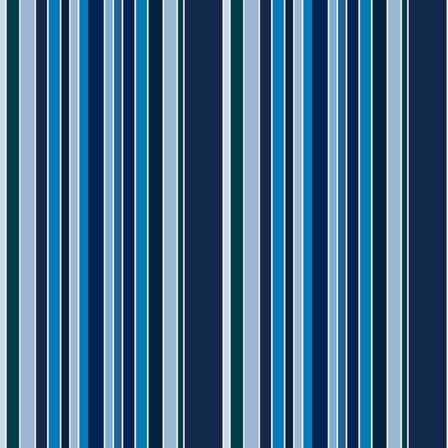 RM CoCo Fabric Piccadilly Stripe Mood Indigo
