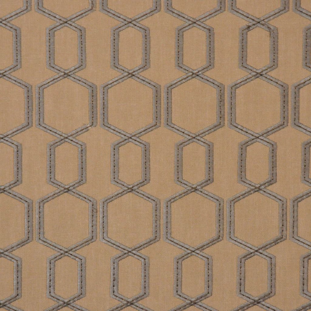RM CoCo Fabric Ostara Mineral Peacock 100% Polyester Embroidery 100% Polyester Base See Sample 0 Horizontal: 2.63 and Vertical: 4.75 54 - My Fabric Connection -