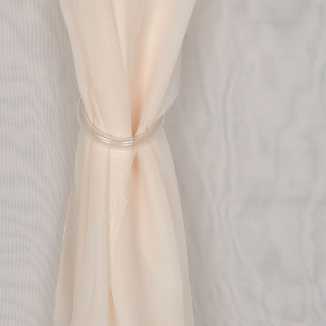 RM CoCo Fabric Voile Tan Classic 118" Sheers 100% Polyester See Sample 0 Horizontal: 0 and Vertical: 0 118 - My Fabric Connection -