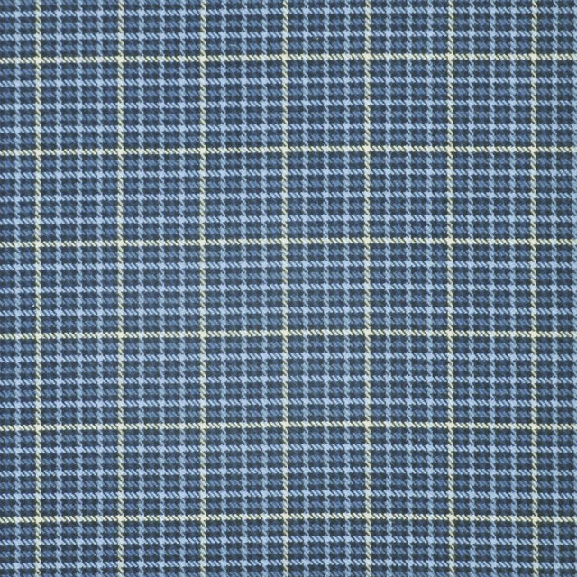 Maxwell Fabric Dunkirk # 414 Cadet Menswear-Plaids & Checks 100% POLYESTER CHINA V-2" H-2" 56" - My Fabric Connection -
