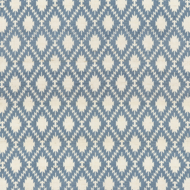 G P & J Baker Fabric Bagatelle Blue PORTOBELLO SILK - 100% India Horizontal: 5.122 and Vertical: 7.88 53.19 - My Fabric Connection -