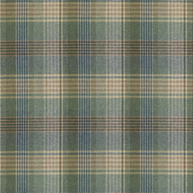 Mulberry Fabric Braemar Teal MULBERRY WOOLS IV WOOL - 100% United Kingdom MEDIUM Horizontal: 9.85 and Vertical: 12.214 59.1 - My Fabric Connection -