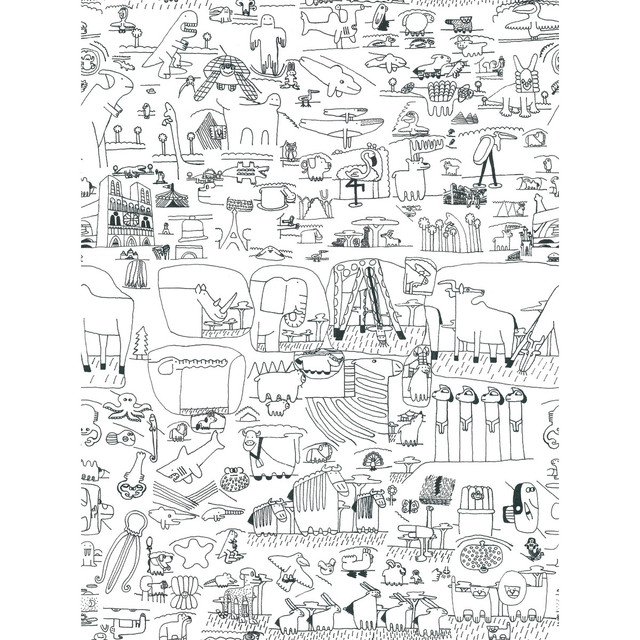 Gaston Y Daniela Fabric Pictograma 1 GASTON ALGO DE JAIME COTTON - 61%;LINEN - 39% Spain MEDIUM Horizontal: 18 and Vertical: 24.25 54 - My Fabric Connection -