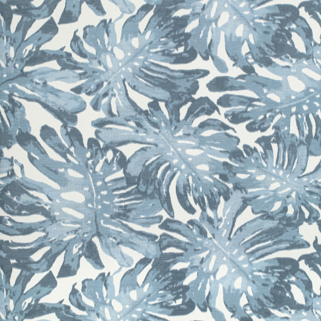 Lee Jofa Wallcovering Calapan Paper Blue MINDORO WALLPAPER WOOD PULP - 45%;BINDER - 20%;MINERAL FILLERS - 20%;POLYESTER - 15% United Kingdom Horizontal: 27.5 and Vertical: 21.3 27.5 - My Fabric Connection -